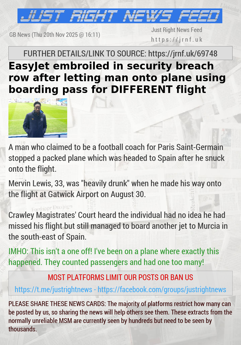 EasyJet embroiled in security breach row after letting man onto plane using boarding pass for DIFFERENT flight