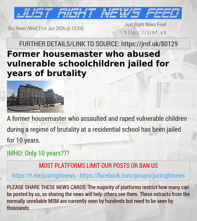 Former housemaster who abused vulnerable schoolchildren jailed for years of brutality