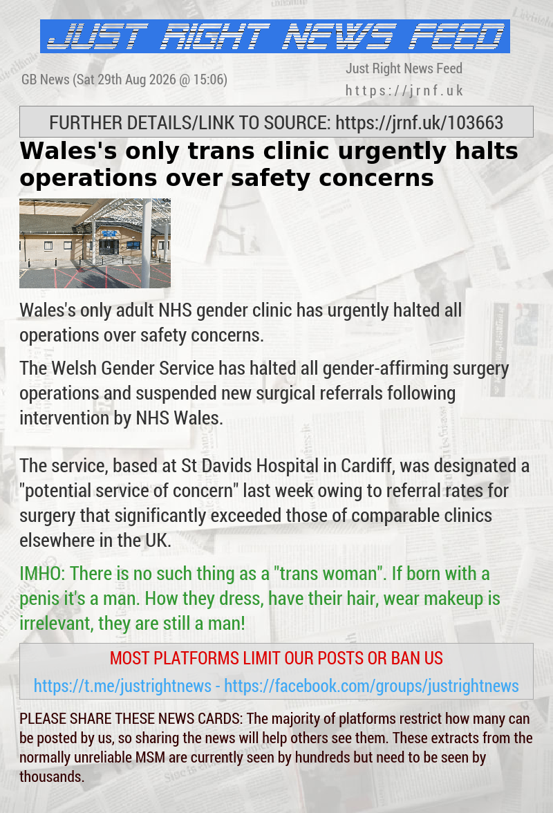 Wales’s only trans clinic urgently halts operations over safety concerns