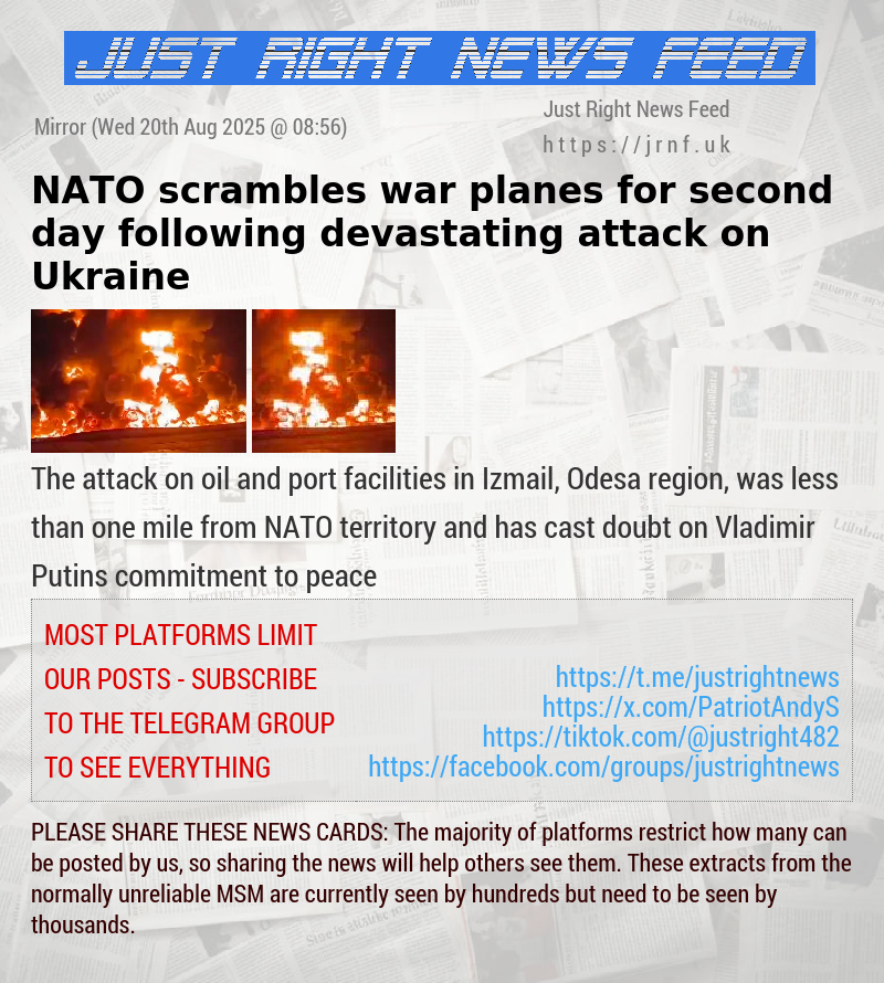 NATO scrambles war planes for second day following devastating attack on Ukraine