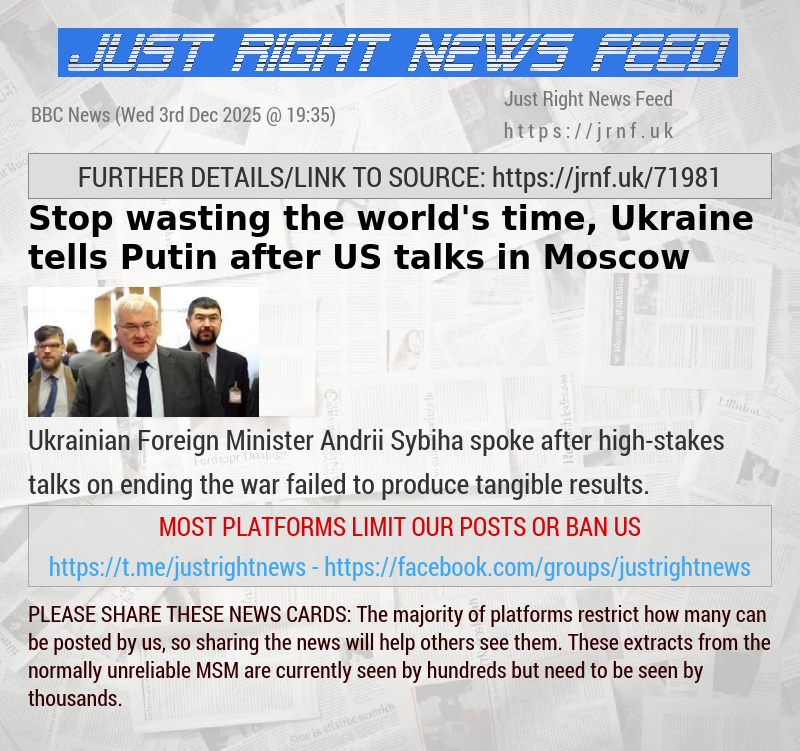 Stop wasting the world’s time, Ukraine tells Putin after US talks in Moscow