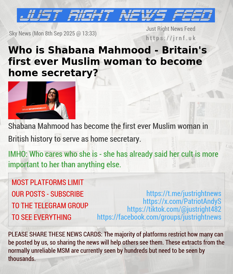Who is Shabana Mahmood — Britain’s first ever Muslim woman to become home secretary?