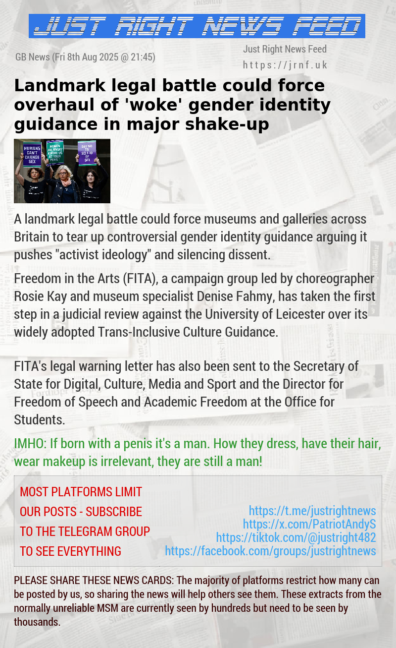 Landmark legal battle could force overhaul of ’woke’ gender identity guidance in major shake—up