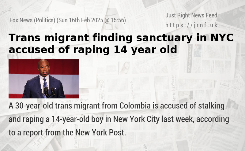 Trans migrant finding sanctuary in NYC accused of raping 14—year—old