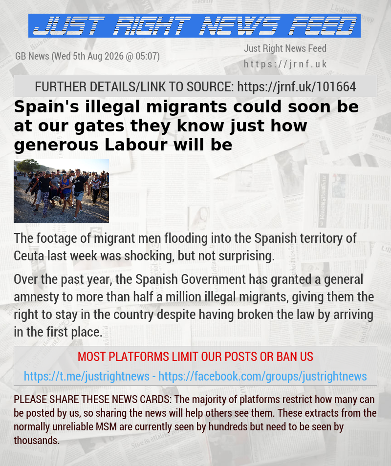 Spain’s illegal migrants could soon be at our gates — they know just how generous Labour will be