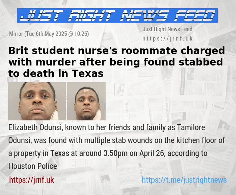 Brit student nurse’s roommate charged with murder after being found stabbed to death in Texas