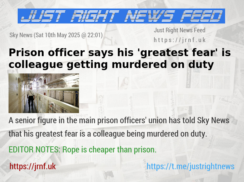 Prison officer says his ’greatest fear’ is colleague getting murdered on duty