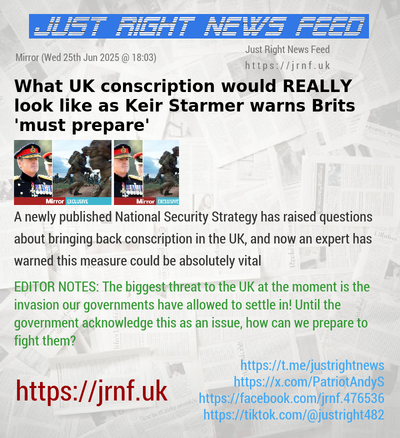 What UK conscription would REALLY look like as Keir Starmer warns Brits ’must prepare’