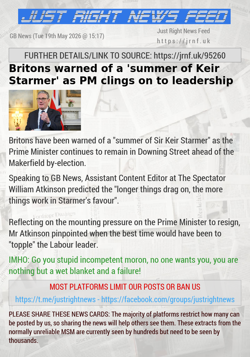 Britons warned of a ’summer of Keir Starmer’ as PM clings on to leadership