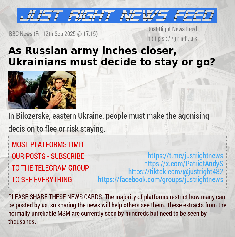 As Russian army inches closer, Ukrainians must decide to stay or go?