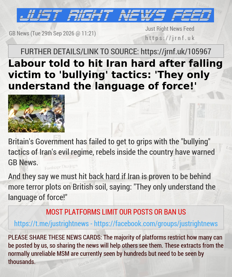 Labour told to hit Iran hard after falling victim to ’bullying’ tactics: ’They only understand the language of force!’