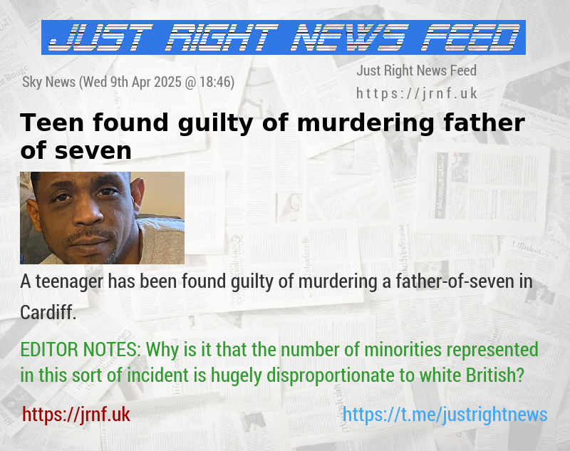 Teen found guilty of murdering father—of—seven