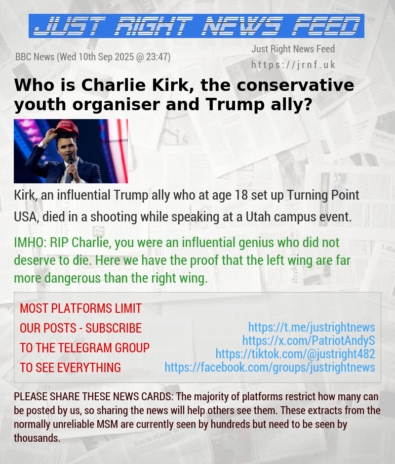 Who is Charlie Kirk, the conservative youth organiser and Trump ally?