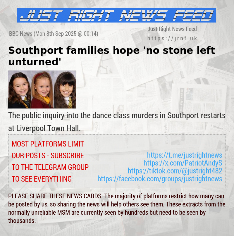 Southport families hope ’no stone left unturned’