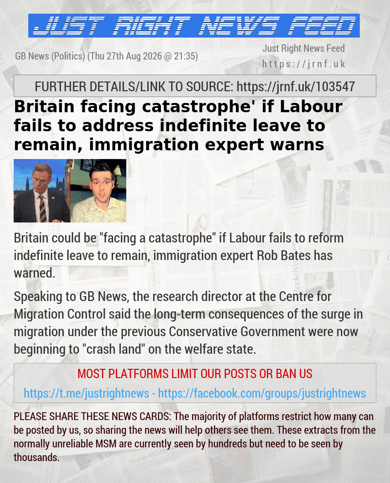 Britain ‘facing catastrophe’ if Labour fails to address indefinite leave to remain, immigration expert warns