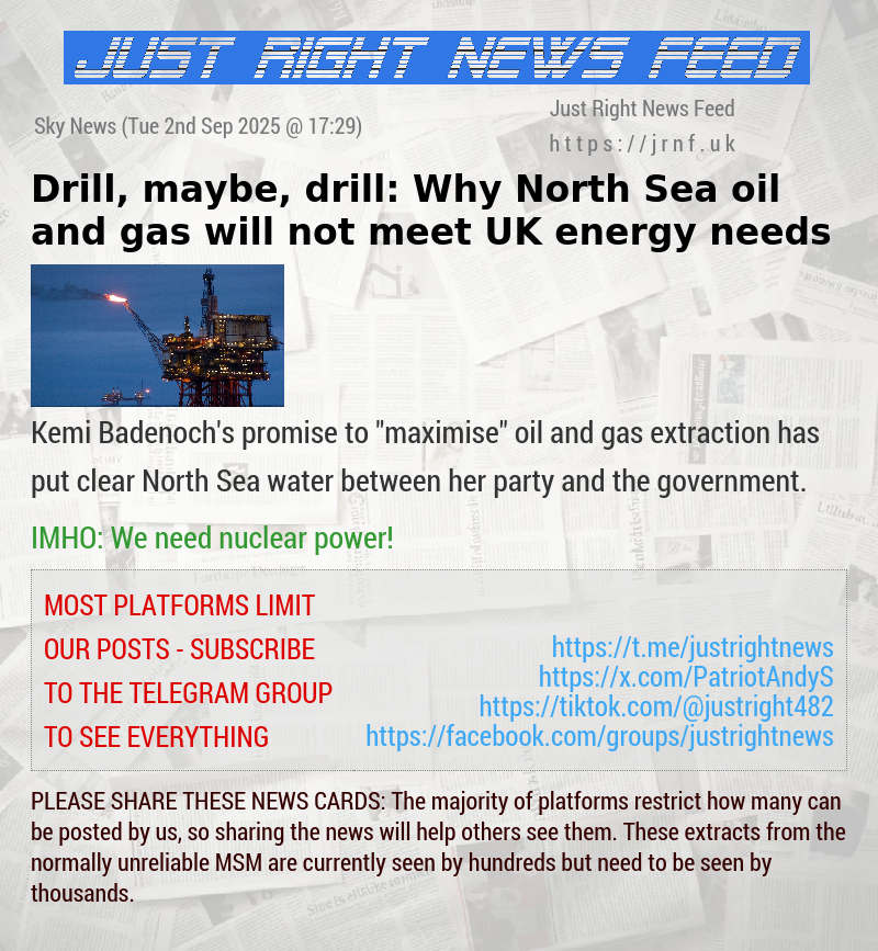 Drill, maybe, drill: Why North Sea oil and gas will not meet UK energy needs