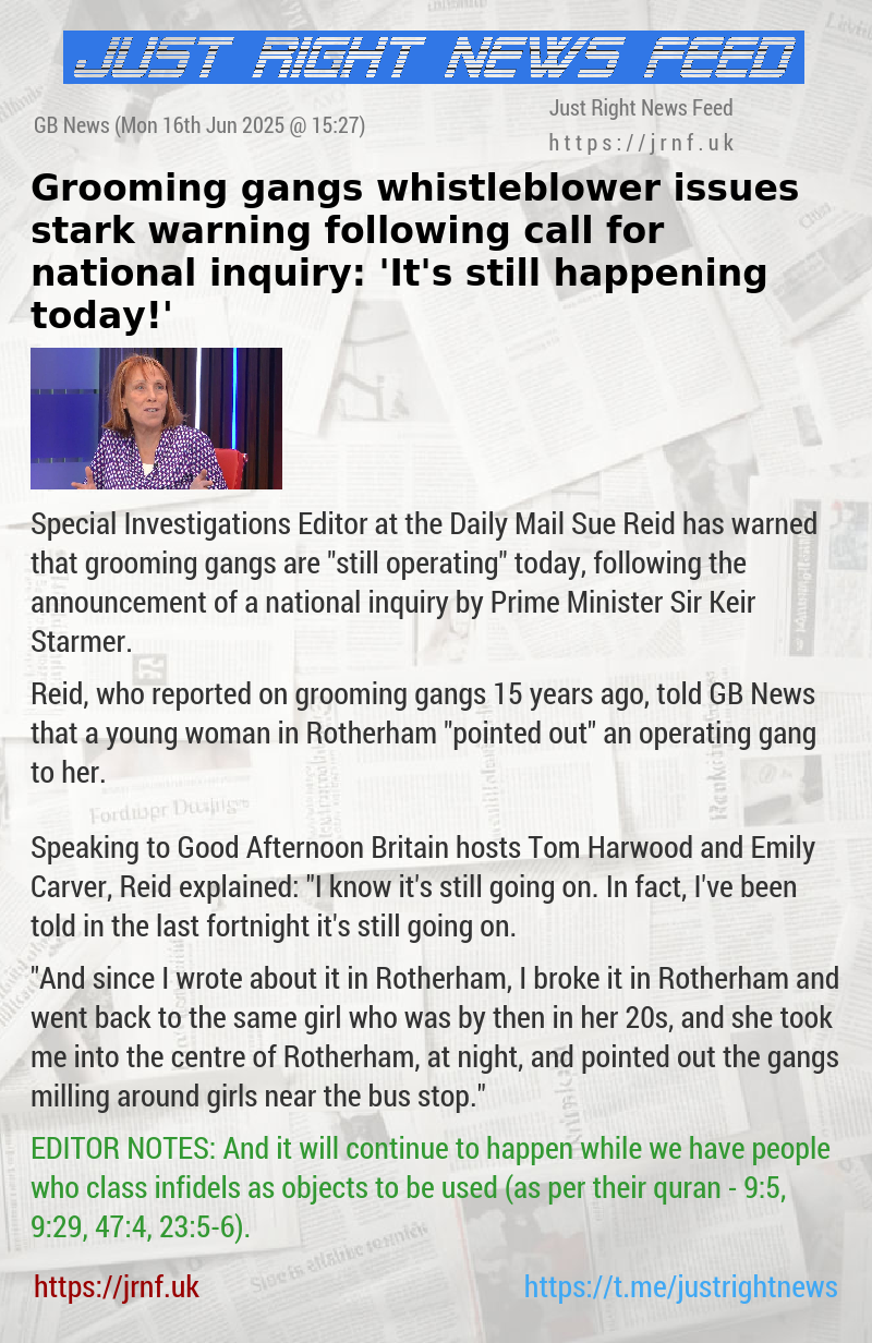 Grooming gangs whistleblower issues stark warning following call for national inquiry: ’It’s still happening today!’