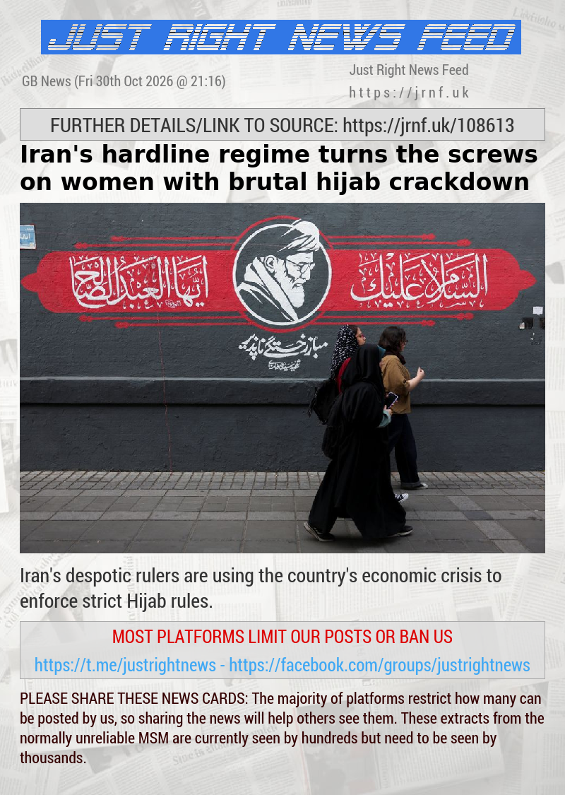 Iran’s hardline regime turns the screws on women with brutal hijab crackdown