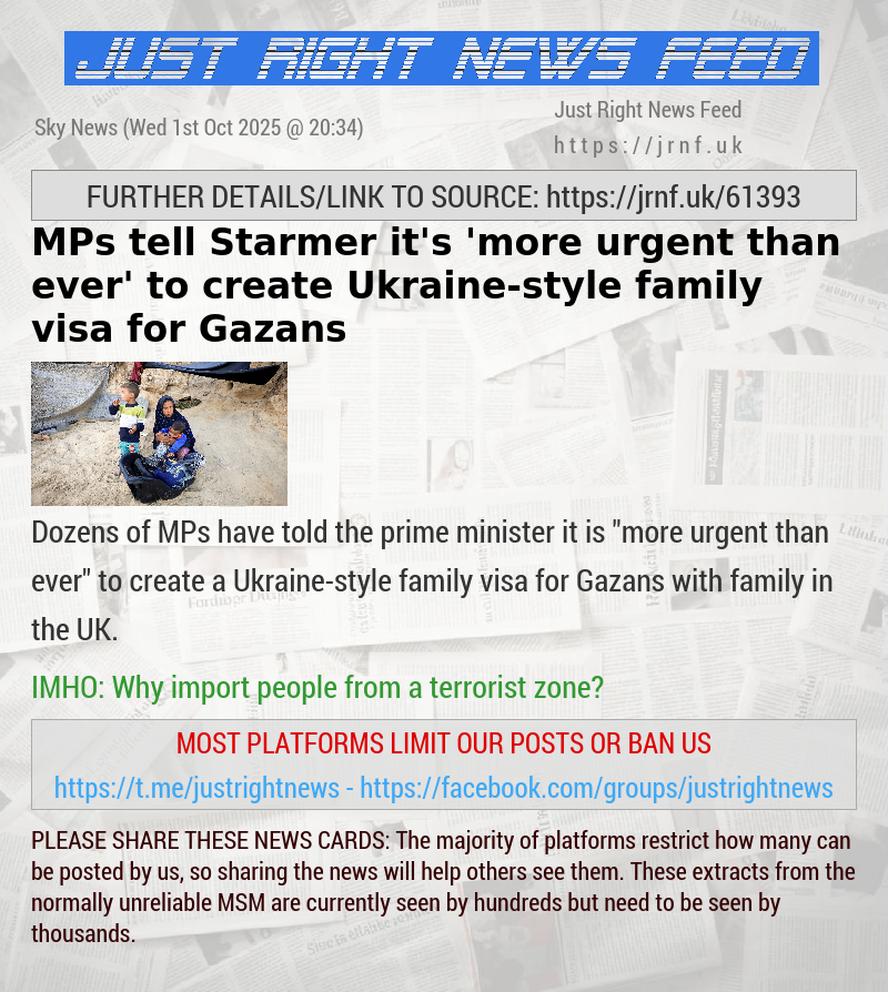 MPs tell Starmer it’s ’more urgent than ever’ to create Ukraine—style family visa for Gazans