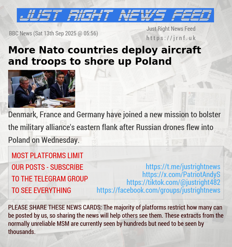 More Nato countries deploy aircraft and troops to shore up Poland