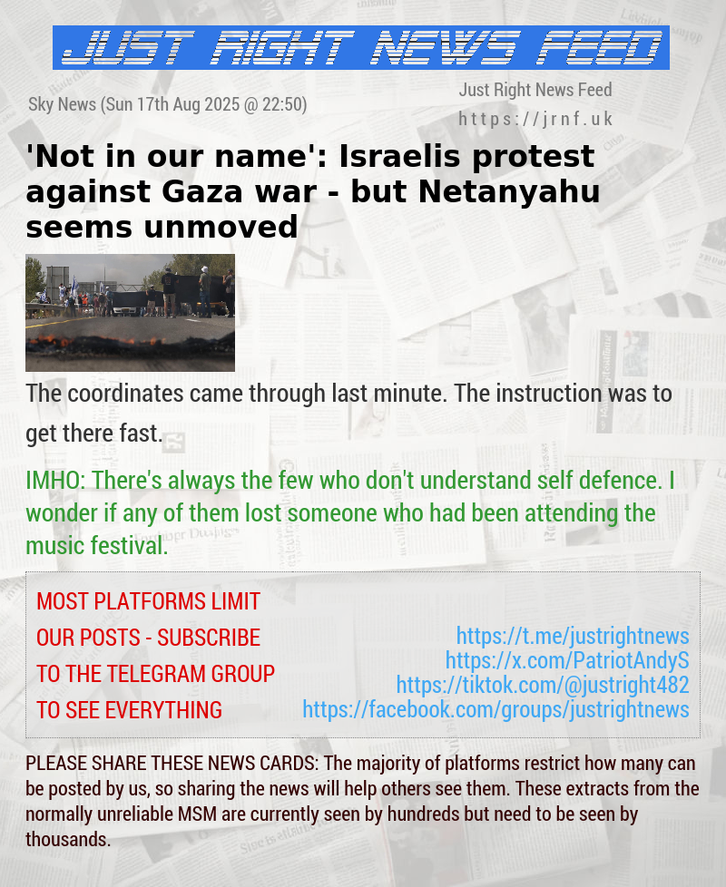 ’Not in our name’: Israelis protest against Gaza war — but Netanyahu seems unmoved