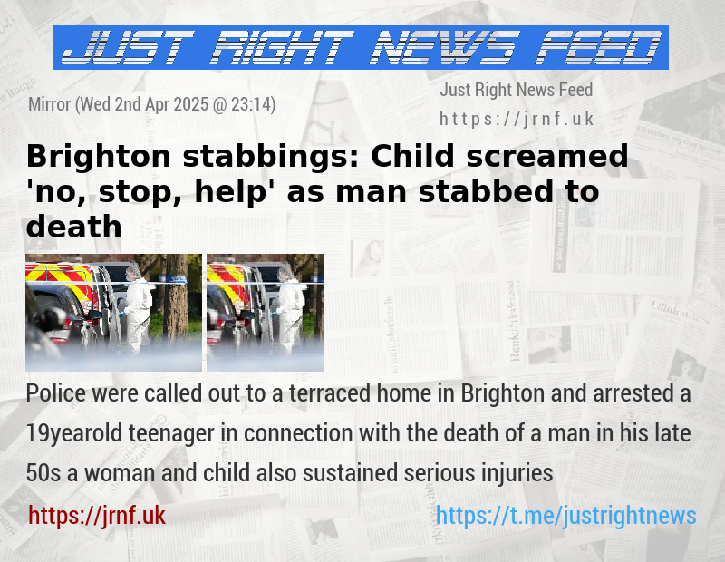 Brighton stabbings: Child screamed ’no, stop, help’ as man stabbed to death