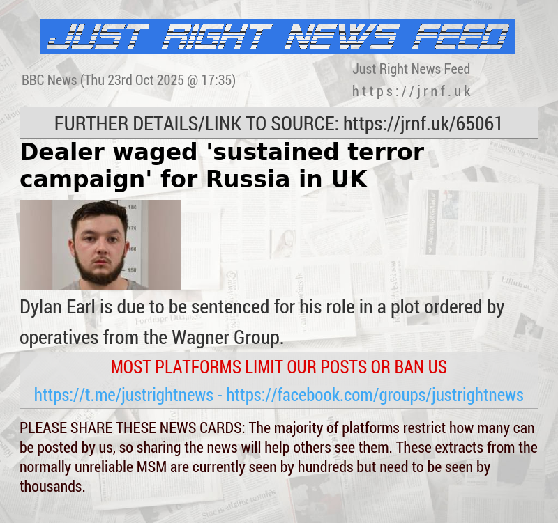 Dealer waged ’sustained terror campaign’ for Russia in UK