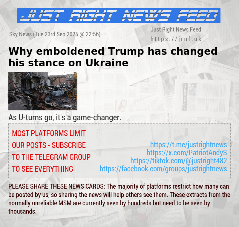 Why emboldened Trump has changed his stance on Ukraine 