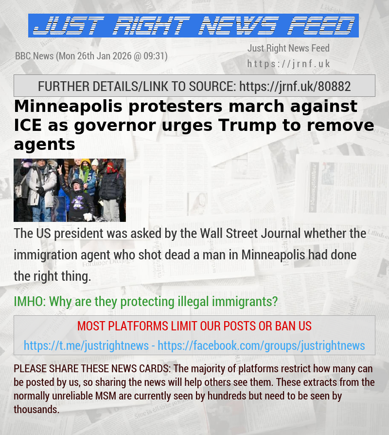 Minneapolis protesters march against ICE as governor urges Trump to remove agents