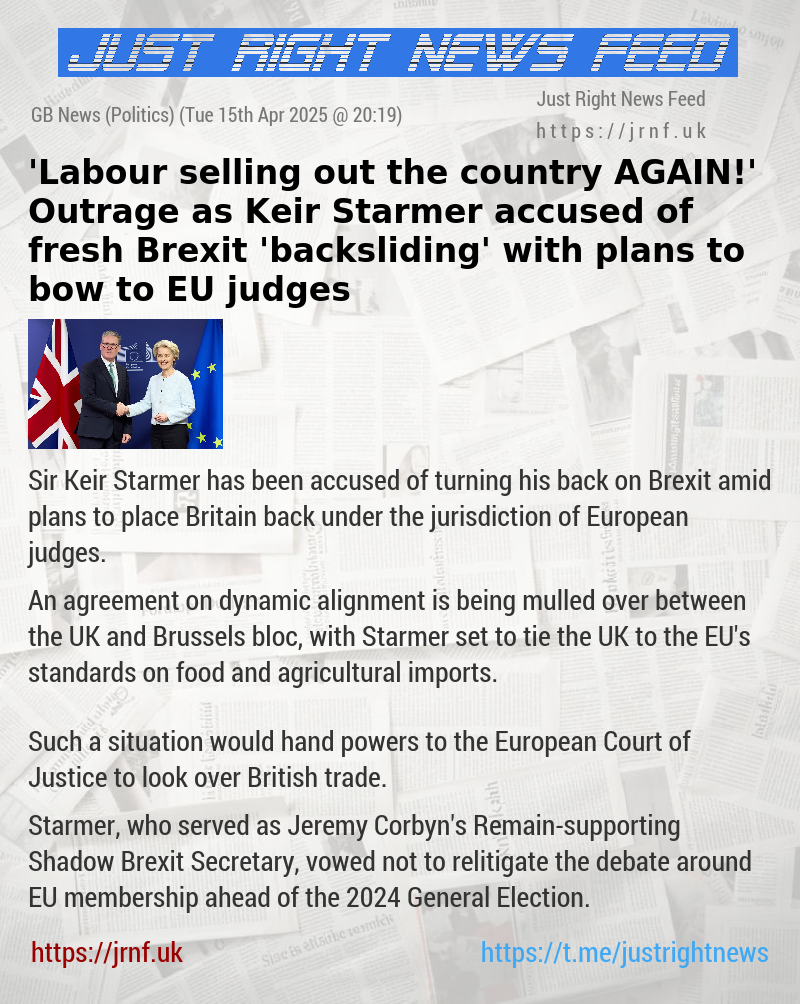 ’Labour selling out the country AGAIN!’ Outrage as Keir Starmer accused of fresh Brexit ’backsliding’ with plans to bow to EU judges