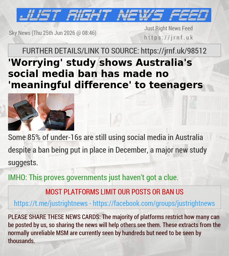 ’Worrying’ study shows Australia’s social media ban has made no ’meaningful difference’ to teenagers
