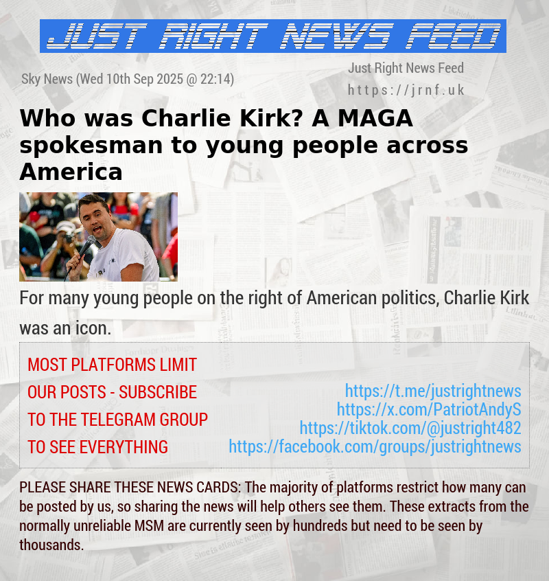 Who was Charlie Kirk? A MAGA spokesman to young people across America