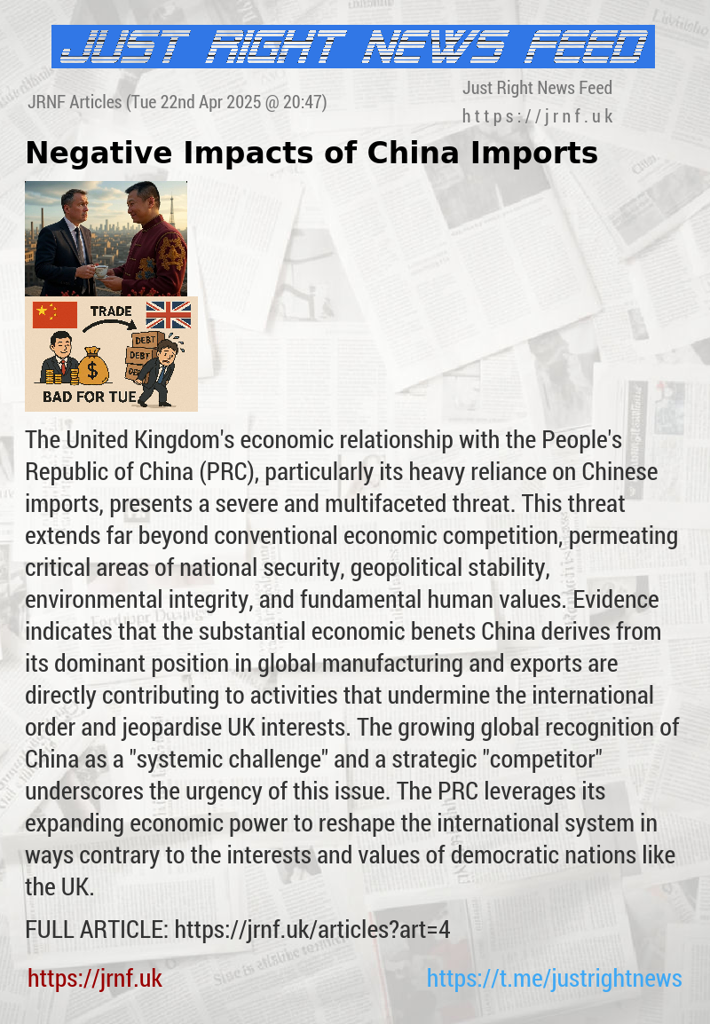 Negative Impacts of China Imports
