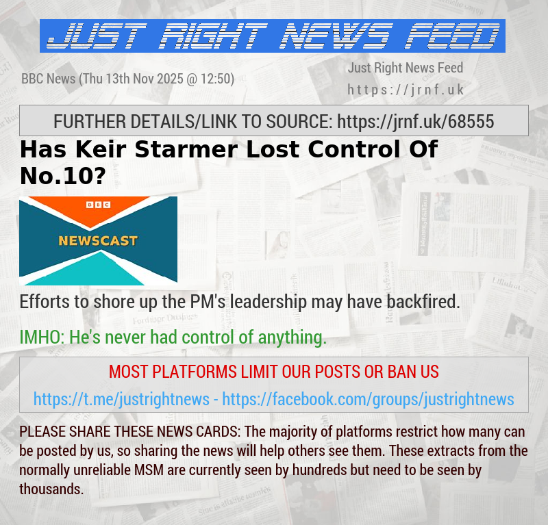 Has Keir Starmer Lost Control Of No.10?