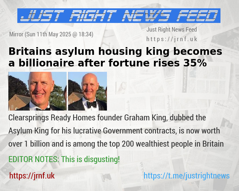 Britains asylum housing king becomes a billionaire after fortune rises 35%