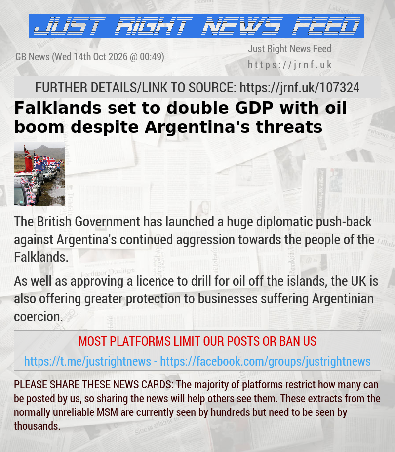 Falklands set to double GDP with oil boom despite Argentina’s threats