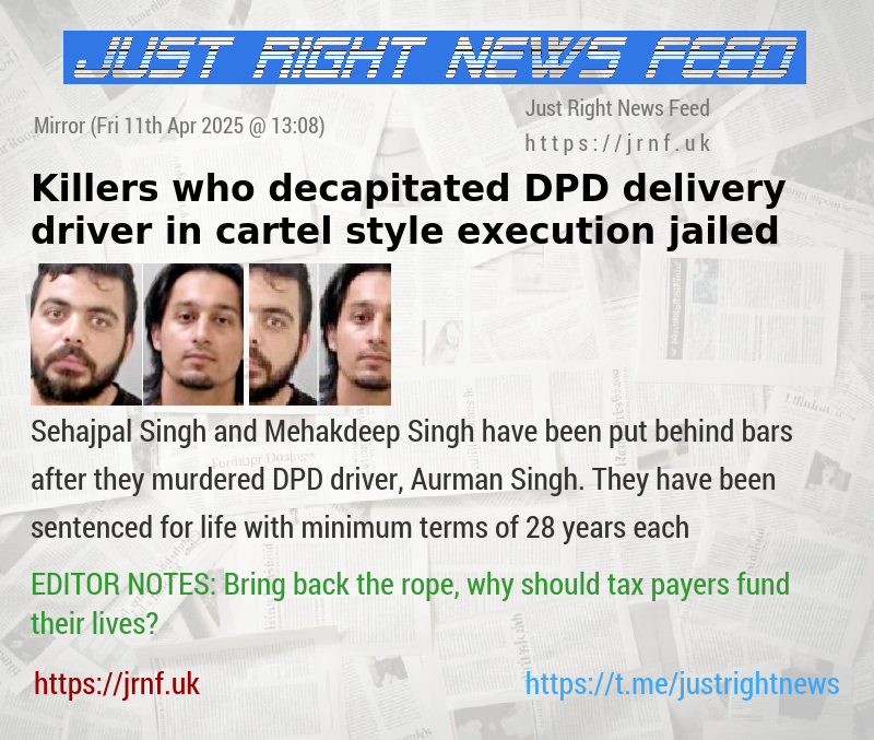 Killers who decapitated DPD delivery driver in cartel—style execution jailed