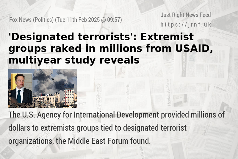 ’Designated terrorists’: Extremist groups raked in millions from USAID, multiyear study reveals