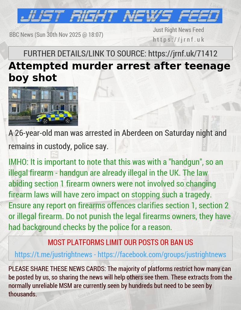 Attempted murder arrest after teenage boy shot