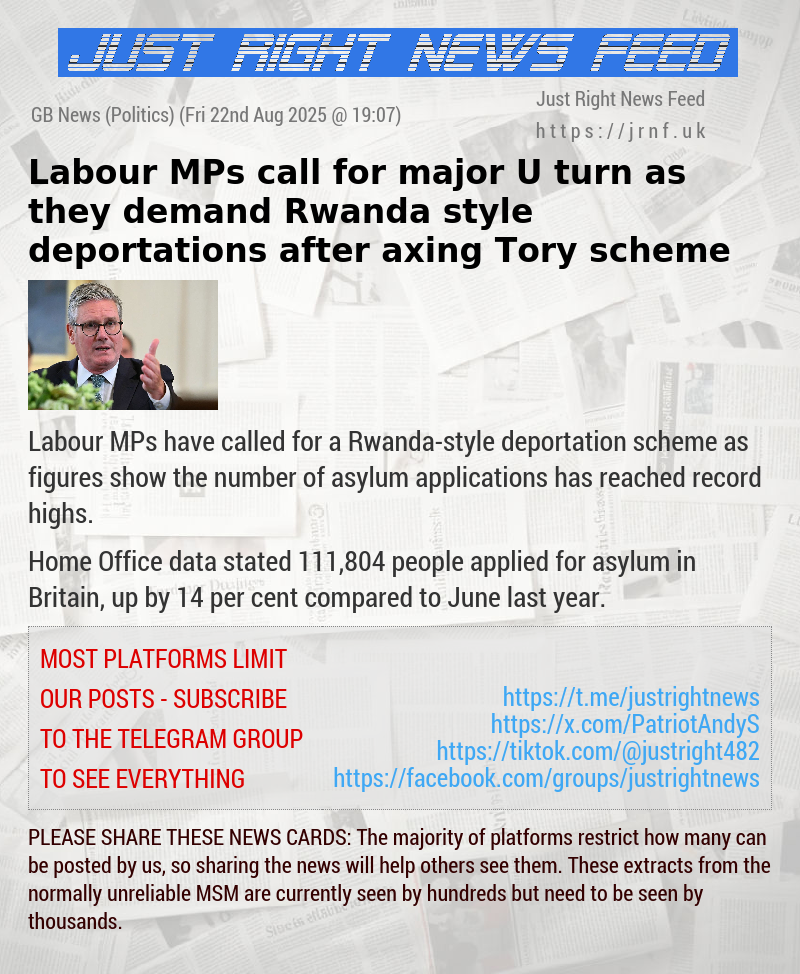 Labour MPs call for major U—turn as they demand Rwanda—style deportations after axing Tory scheme