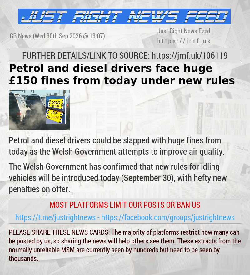 Petrol and diesel drivers face huge &pound;150 fines from today under new rules