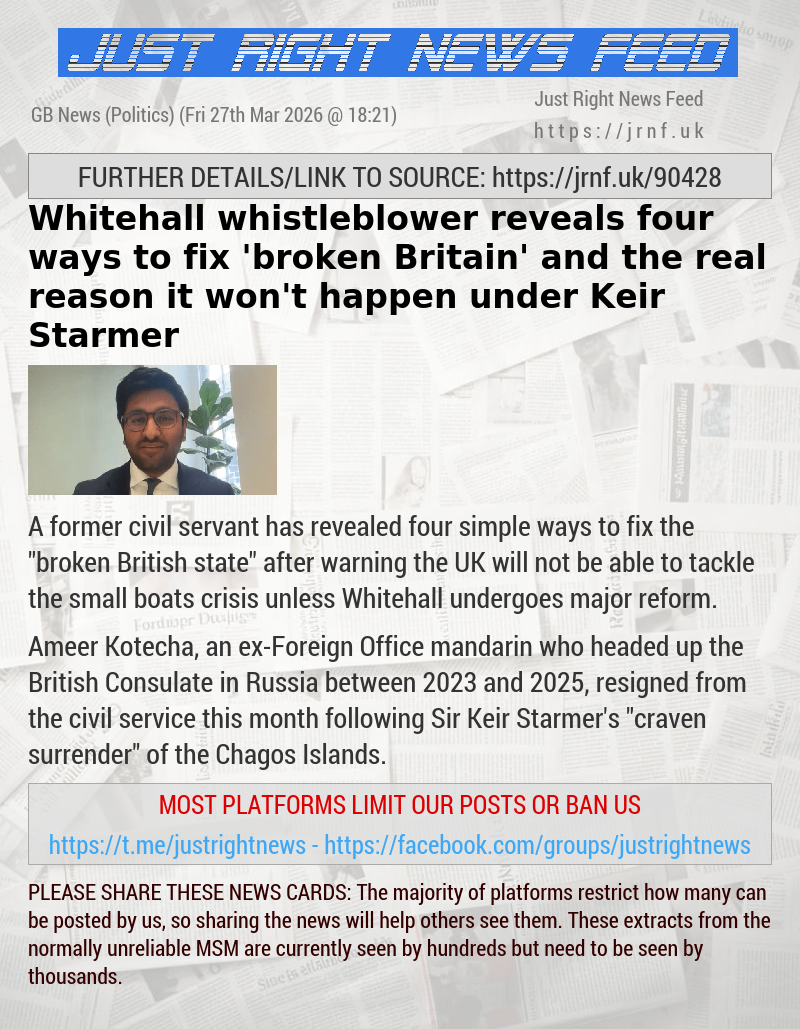 Whitehall whistleblower reveals four ways to fix ’broken Britain’ and the real reason it won’t happen under Keir Starmer