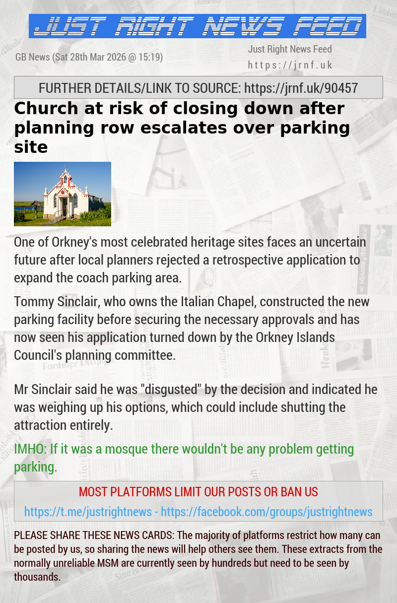 Church at risk of closing down after planning row escalates over parking site