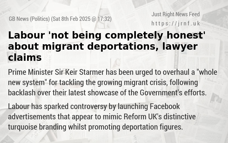 Labour ’not being completely honest’ about migrant deportations, lawyer claims