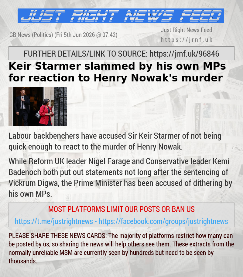 Keir Starmer slammed by his own MPs for reaction to Henry Nowak’s murder