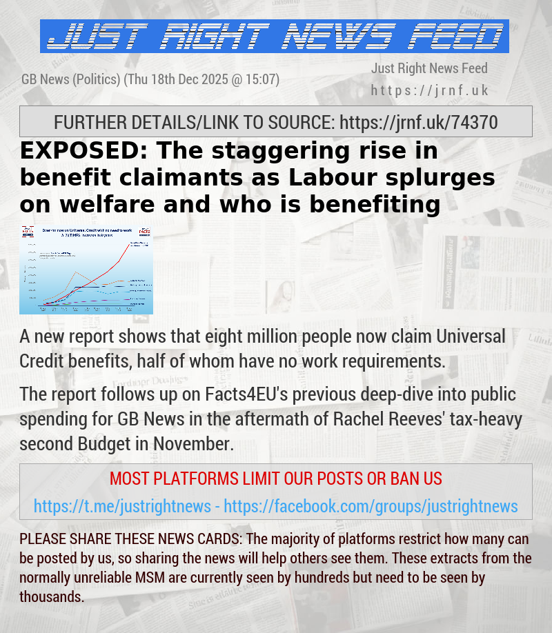EXPOSED: The staggering rise in benefit claimants as Labour splurges on welfare — and who is benefiting