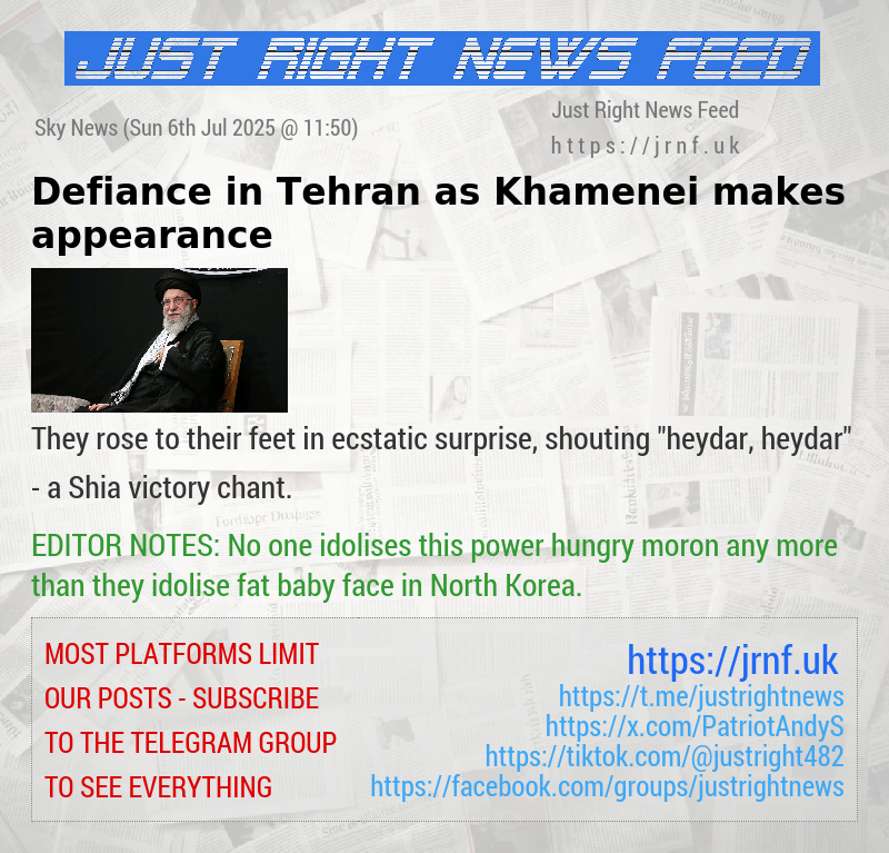 Defiance in Tehran as Khamenei makes appearance