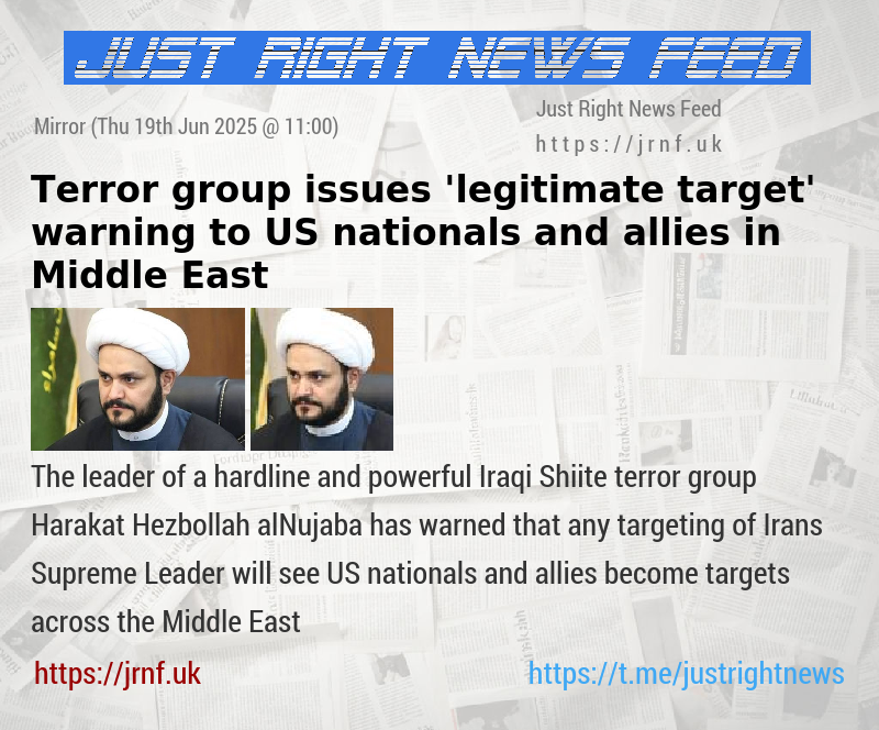 Terror group issues ’legitimate target’ warning to US nationals and allies in Middle East