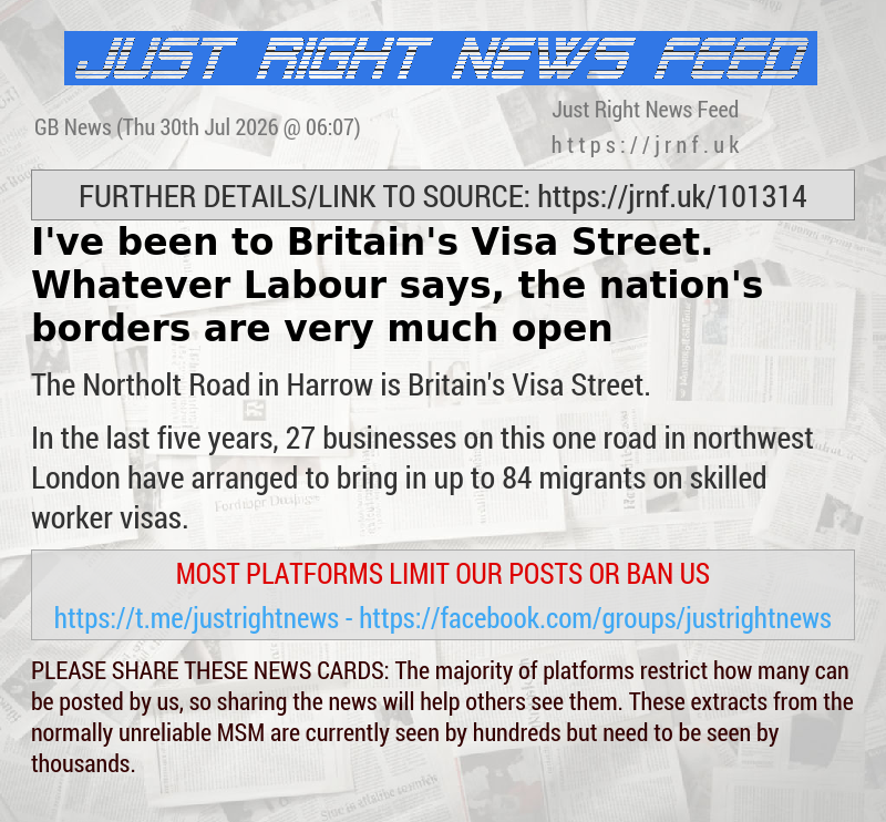 I’ve been to Britain’s Visa Street. Whatever Labour says, the nation’s borders are very much open