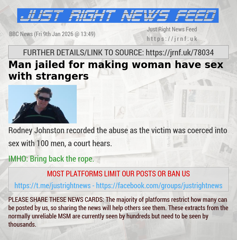 Man jailed for making woman have sex with strangers